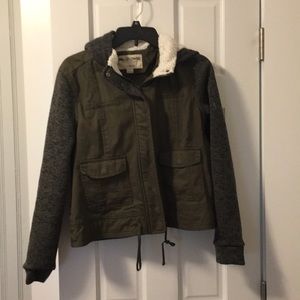 Green and gray jacket